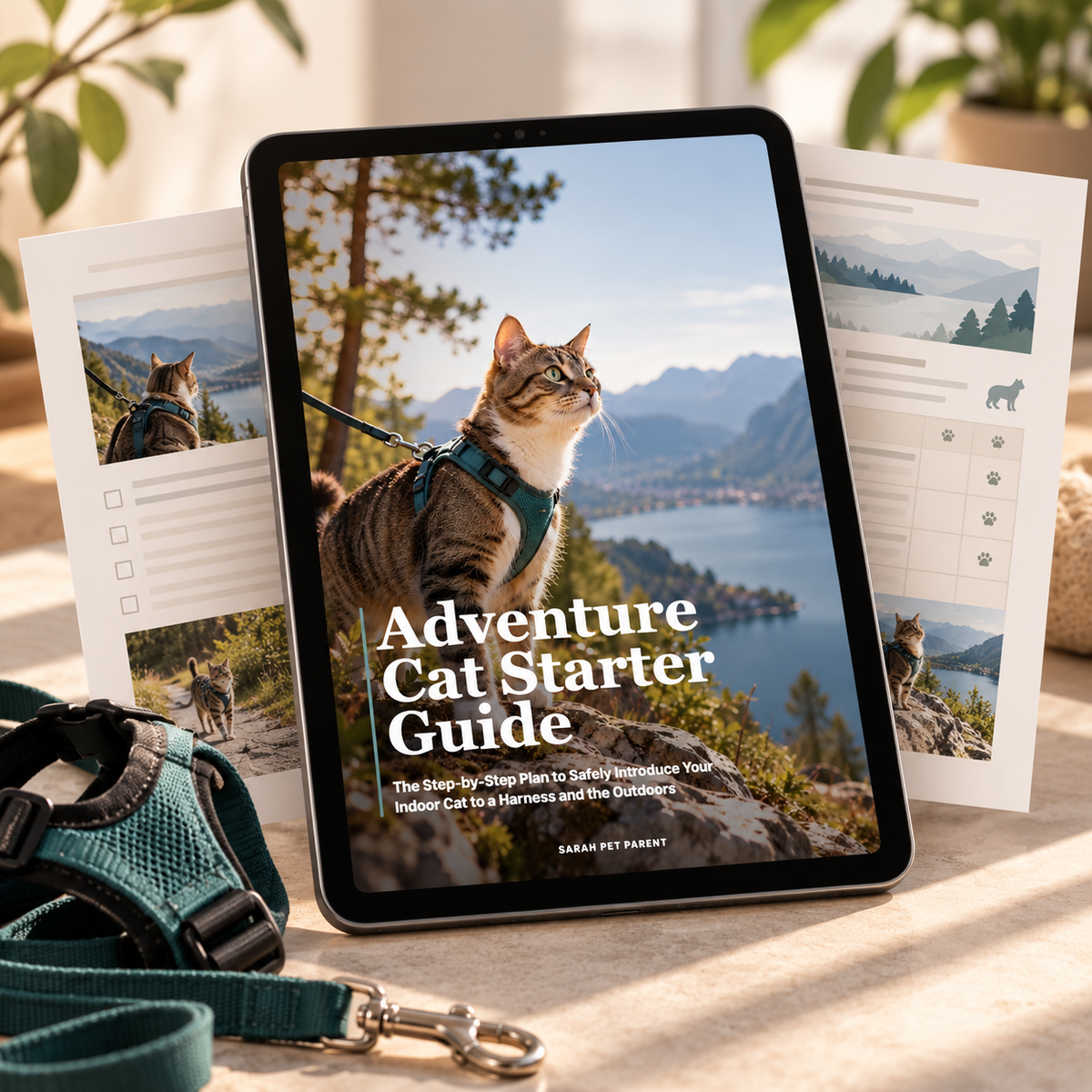 Adventure Cat Starter Guide: The Step-by-Step Plan to Safely Introduce Your Indoor Cat to a Harness and the Outdoors